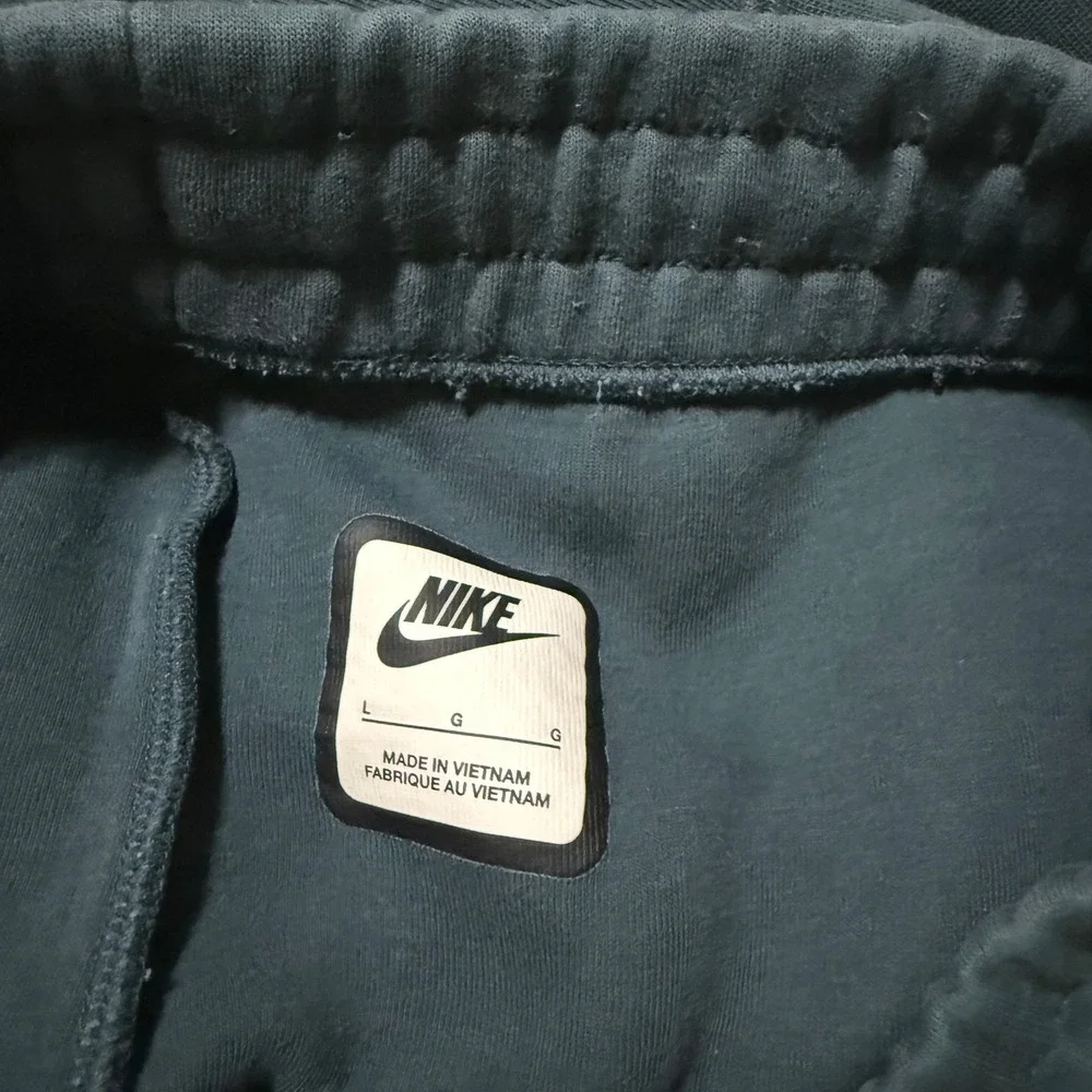 Nike Tech Fleece Joggers Mens Large Teal Green‎ Tapered Sweatpants CU4495-309